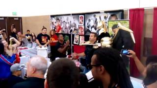 Power Morphicon 2014 Goldar Challenges Rangers [upl. by Sillaw]