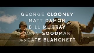 MONUMENTS MEN Trailer 1 Deutsch HD German [upl. by Cybill806]