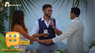 ¡Zudikey Rodríguez y Pato Araujo se dieron el sí en una boda colosal  Ventaneando [upl. by Aivitnahs898]