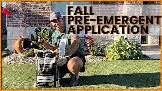 1 STEP for a WEED FREE LAWN  Fall PreEmergent Application  PRODIAMINE Herbicide [upl. by Eelanej]