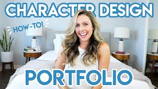 HOW TO MAKE A CHARACTER DESIGN PORTFOLIO [upl. by Bijan]