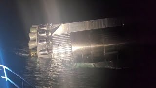 Starship Flight 6 IFT6  Leaked Super Heavy Recovery amp Scuttling Footage [upl. by Juline]