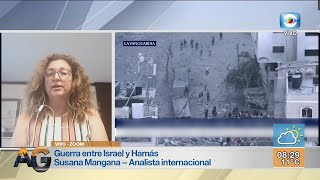 Entrevista Guerra entre Israel y Hamás Susana Mangana analista internacional [upl. by Ase207]