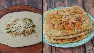 Onion Paratha Recipe  Cheese Onion Paratha Recipe  Toasted [upl. by Knorring139]