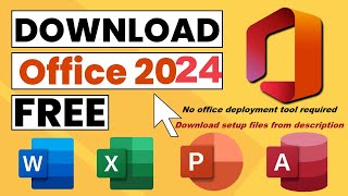 Download and Install Official Office 2024 from Microsoft  Fully Genuine Version  In Hindi [upl. by Alisen968]