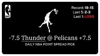 FREE NBA Point Spread Pick 12724 [upl. by Aicirtam]