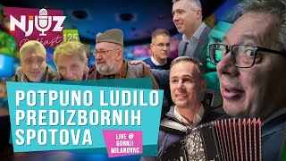 Gledali smo i komentarisali predizborne spotove 2023 da vi ne biste morali  Njuz Podkast 125 [upl. by Shue479]