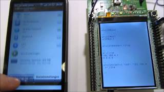 ESP8266 Serial Wifi Module with STM32F4 Discovery and Android Smartphone [upl. by Doowle]