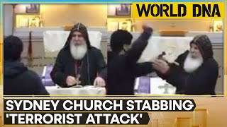 Sydney Church Stabbing Several people wounded in stabbing Bishop attacked during sermon  WION [upl. by Chafee187]