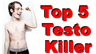 Top 5 Testo Killer  Lebensmittel die Testosteron senken [upl. by Kumar]