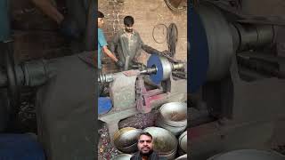 New technology used to making Ironsteel bowls by dye machine machinesteelutensils trendingshorts [upl. by Adiell]