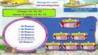 Learn Grade 3  Maths  Change For Coins and Currency Notes [upl. by Eelrebmyk]