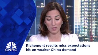 Richemont results miss expectations hit on weaker China demand [upl. by Grizelda]