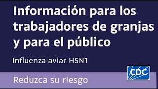 H5N1 aprenda medidas preventivas [upl. by Chafee]