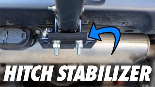 BOYISEN Hitch Stabilizer Review Reduces Movement in Hitch Mounts [upl. by Maxfield]