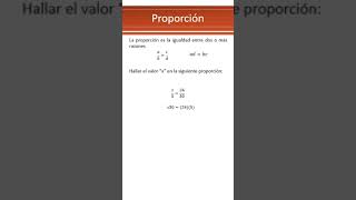 Proporción  Matemáticas  COMIPEMS [upl. by Jarietta]