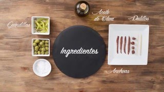 Receta de Gilda en 30quot  Spain [upl. by Atilrahc]