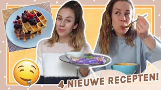 4x NIEUWE MAALTIJDEN BEREIDEN 👩🏻‍🍳  VAN ONTBIJT TOT DINER [upl. by Rennat]