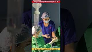 Diagnostic Hysteroscopy for IVF treatment drrakshitamalik fertilitytreatment ivfjourney [upl. by Siron255]