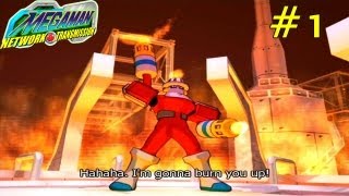 Mega Man Network Transmission  Part 1 Net on Fire [upl. by Nagrom]