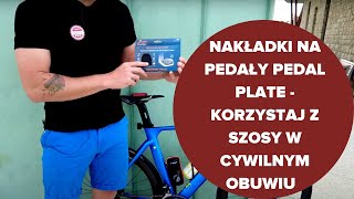 Nakładki na pedały zatrzaskowe Pedal Plate  korzystaj ze swojego roweru także w cywilnym obuwiu [upl. by Ammadis]