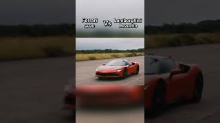 Drag Race Between Ferrari SF90 and Lamborghini Revuelto automobile wranglerrubicon superbike [upl. by Macnair]