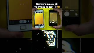 Samsung galaxy s2 vs iPhone 4s test 🗿👑 iPhone 4s  Samsung galaxy s2  shorts youtubeshorts [upl. by Yacano]