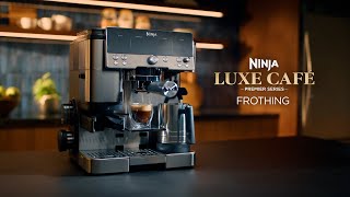 How to get perfectly textured micro foam with the Ninja Luxe Café Premier Series ES601UK [upl. by Nadean]