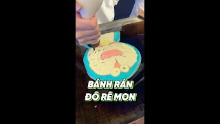 BÁNH RÁN HÌNH ĐÔ RÊ MON food [upl. by Gibrian]