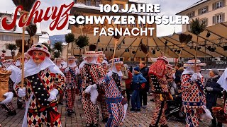 100 Jahre Schwyzer Nüssler Fasnacht in Schwyz [upl. by Tuchman]