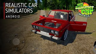 TOP 6 Best Realistic Car Simulators for Android 2022 [upl. by Luahs]