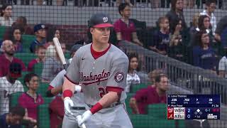 MLB The Show 22 Nationals At Braves Game 1 [upl. by Aiclef]