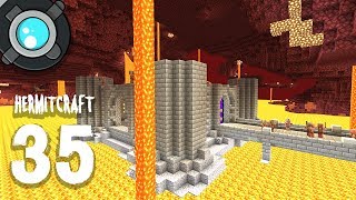 HermitCraft 6 35  The NETHER BASE [upl. by Koosis]