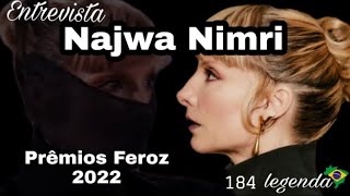 Entrevista 1  Najwa Nimri  Prêmios Feroz 2022 [upl. by Delaney]