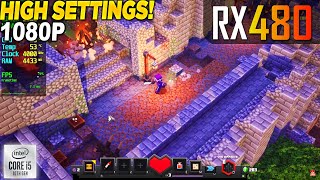 Minecraft Dungeons RX 480  1080p High [upl. by Towers]