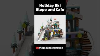 Lego 417561 Holiday Ski Slope and Café lego shorts friends speedbuild [upl. by Aziar]