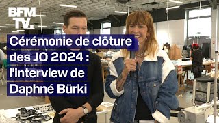 Cérémonie de clôture des JO linterview de Daphné Bürki [upl. by Choo293]