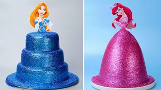 Satisfying Tsunami Cakes  Cutest Princess Cake Decorating Ideas  Perfect Cake You Must Try [upl. by Ahsoyem946]