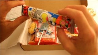 archive ASMR Unboxing SkoshBox Japanese Candy [upl. by Nason]