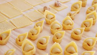 TORTELLINI de CARNE CASEROS  Tortellini in Brodo  CUKit [upl. by Dnomaid444]