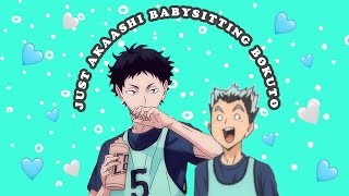 Haikyuu but its Akaashi not getting paid enough to babysit Bokuto😭 [upl. by Marshal]