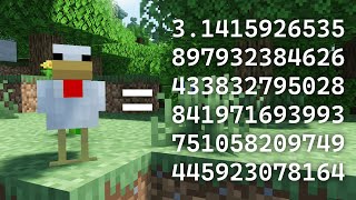 I calculated Pi using only Minecraft chickens [upl. by Fitton]