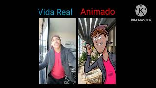 Alfredo Larin Larin y Cachetes  Vida Real VS Animado  quotCartoon And Real Lifequot Parte 10 [upl. by Yzus]