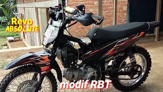 Bebek modif revo absolute RBT 100 rakitan masurai buat trabas [upl. by Leelahk508]