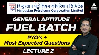 HPCL Exam Preparation  HPCL General Aptitude  PYQs  Most Expected Questions 2  By Sateesh Sir [upl. by Alyahsal641]