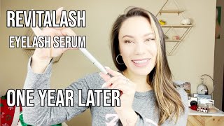 Revitalash Eyelash Serum  One year update [upl. by Ahsil]