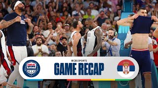 Team USA Basketball OVERCOMES 17PT DEFICIT to BEAT Serbia  Gold Medal Game PREVIEW  CBS Sports [upl. by Collen32]