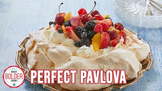 5 Simple Steps to Perfect Pavlova The Crunchy Marshmallowy Meringue Dessert [upl. by Aisenet]