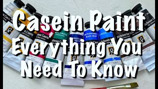 Casein Paint  Everything You Need To Know [upl. by Reinar]