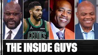 The Inside Crew React to Bostons Win Over Cleveland  Some Vince Carter Shenanigans 🫣😆  NBA on TNT [upl. by Janice]